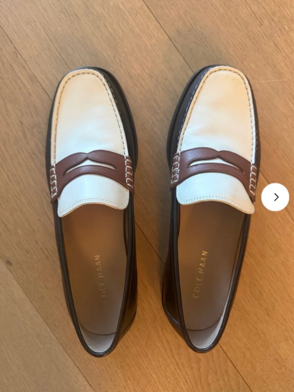 Cole Haan Women's Stassi Penny Loafers - Classic Two-Tone